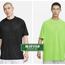 南🔥2023 6月 NIKE AIR 短袖上衣 短T 寬鬆 網布 刺繡 男款 螢光綠 DX0157-313 黑-010