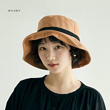 ||一品著衣|| 日系漁夫帽女夏天休閑百搭盆帽珠黃柔軟可折疊太陽帽遮陽帽 Gy