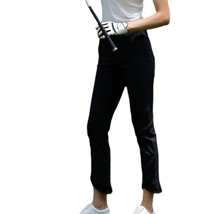 高爾夫服 高爾夫服裝休閑運動薄款女長褲春夏舒適透氣修身彈力高爾夫褲子