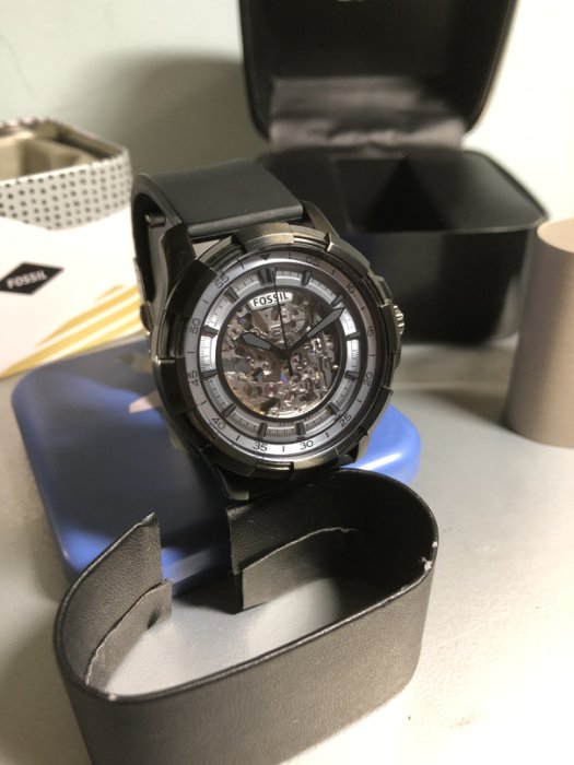 絕版 FOSSIL  ME3130 自動 手錶 腕錶  男錶 男士精品 男  機械錶 石英錶 可參考 發條 驅動