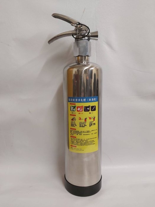 自動滅火器 (不銹鋼瓶)1型HFC-236高效能潔淨氣體滅火器(不污染) 另售乾粉滅火器 永久免換藥(定製品)