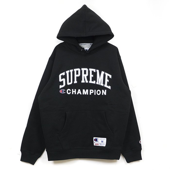 【超搶手】全新正品 2017 Supreme X Champion Hooded 冠軍 聯名 帽T 黑色 M L XL