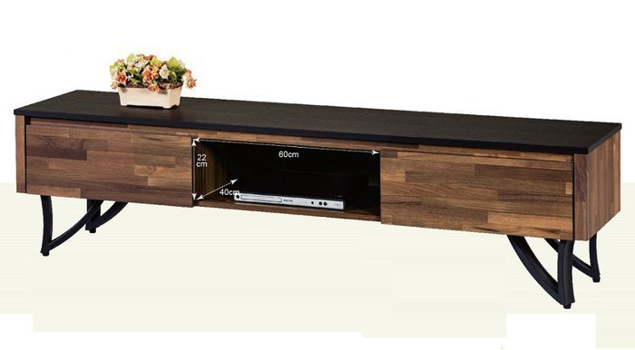 【DH】商品貨號BC198-5商品名稱《約克麥》積層木6尺造型長櫃(圖一)木心板。新品特價