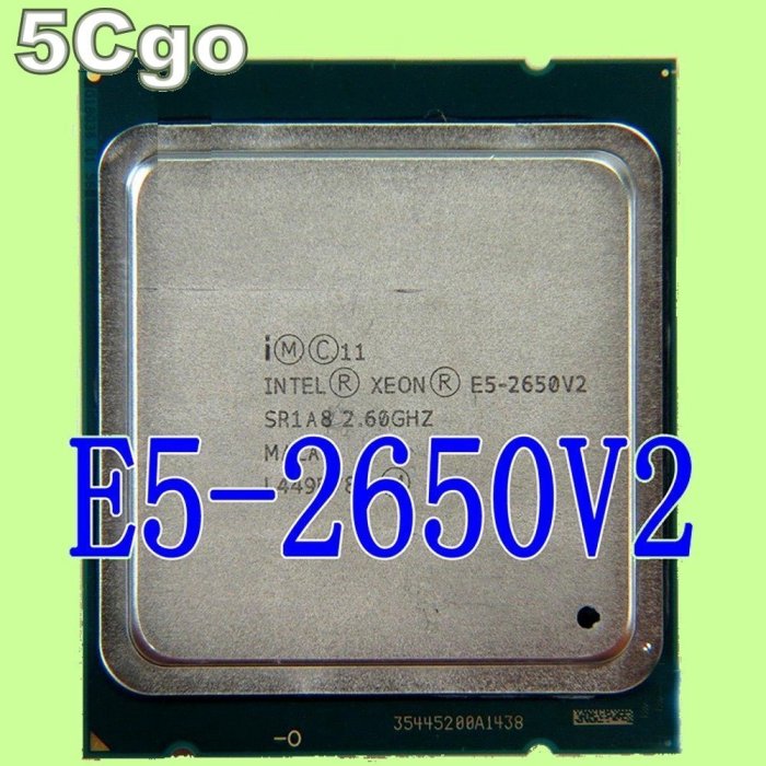 5Cgo【權宇】英特爾Intel 至強XEON CPU E5-2660 V2 E5-2660V2 E52660V2 含稅