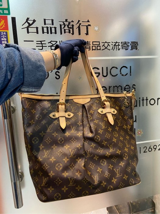 名品商行 2手名牌 LV M40146 手提/肩背兩用包 GM 狀況95成新 皮革沒變色有淺淺污庛 請参考圖片 附防塵套 購證 背袋 尺寸約W35H34D19