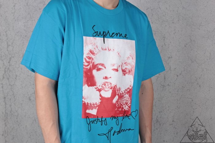 Supreme Madonna Tee Bright Blueトップス