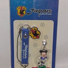 貳拾肆棒球-日本帶回 JFA日本國家足球隊 X 迪士尼米奇聯名手機吊飾