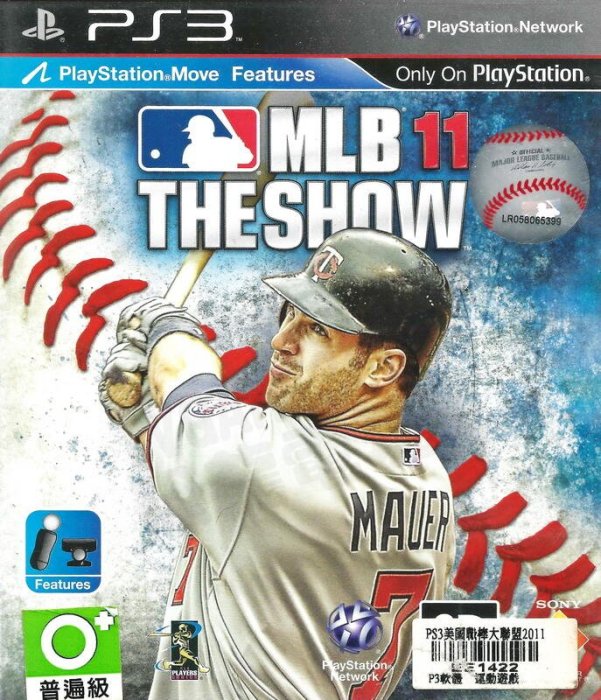 【二手遊戲】PS3 美國職業棒球大聯盟 2011 MLB THE SHOW 11 英文版 【台中恐龍電玩】