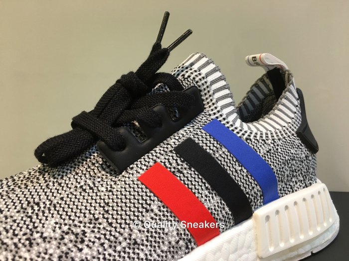 現貨 - Adidas NMD_R1 PK BMW 配色 白灰 雪花 編織 BB2888