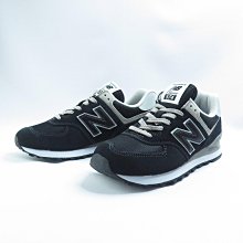 New Balance 574 男女 復古休閒鞋 ML574EVB 黑x淺灰 大尺碼【iSport愛運動】