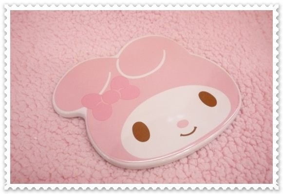 ♥小花花日本精品♥Hello Kitty粉色美樂蒂好實用立體臉頭造型精美鍋墊/隔熱墊/萬用墊