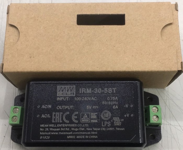 【尚典3C】臺灣明緯電源 IRM-30-5ST (全新品)