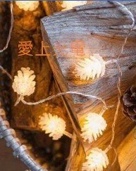 免插電~星星 雪花 松果造型 電池LED聖誕燈 3米20燈 聖誕裝飾