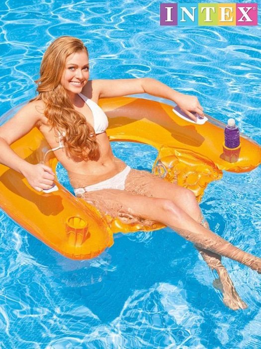 佳佳玩具 --- 正品 INTEX 美國 坐式浮排 水上浮排 扶手靠背躺椅 浮板 水上躺椅【YF20101】