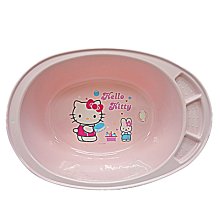 ♥小花花日本精品♥Hello Kitty  嬰兒用浴盆/澡盆嬰幼兒浴盆(台灣製造)粉色側姿小兔55004503