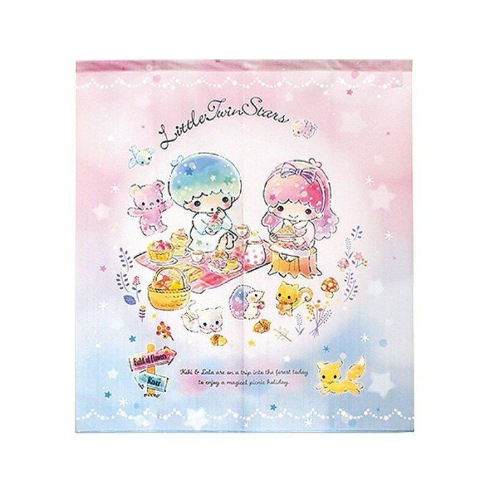 ♥小花花日本精品♥ Hellokitty 美樂蒂 酷洛米 雙子星 布丁狗 帕恰狗 大眼蛙 龍貓 穿桿式門簾 短門簾 ~ 3