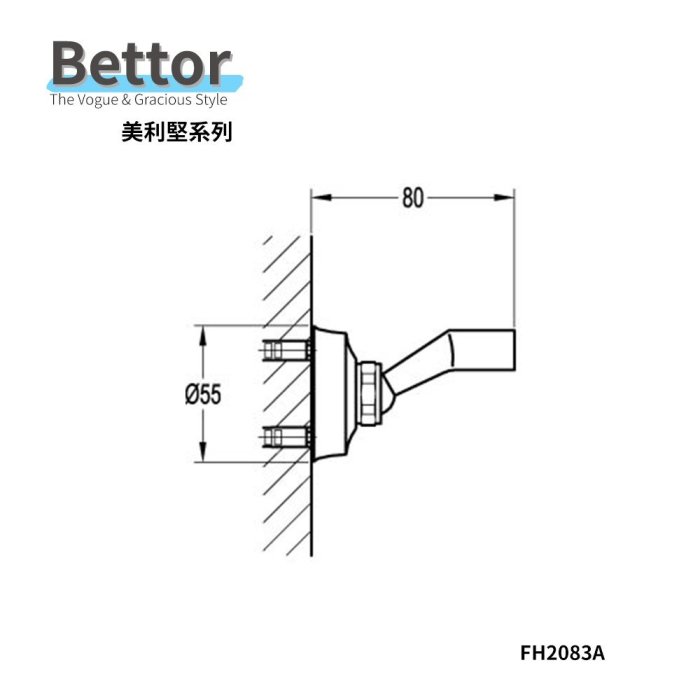 《101衛浴精品》BETTOR 美利堅系列 古銅色 淋浴龍頭 FH7109-D100-ORB 歐洲頂級陶瓷閥芯【免運費】