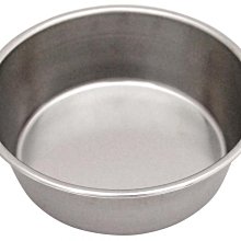 *COCO*2號白鐵中碗(H34)不鏽鋼#430狗碗盆/中型犬餵食碗/飼料碗/白鐵碗，碗耐摔耐咬好清洗，直徑約17cm