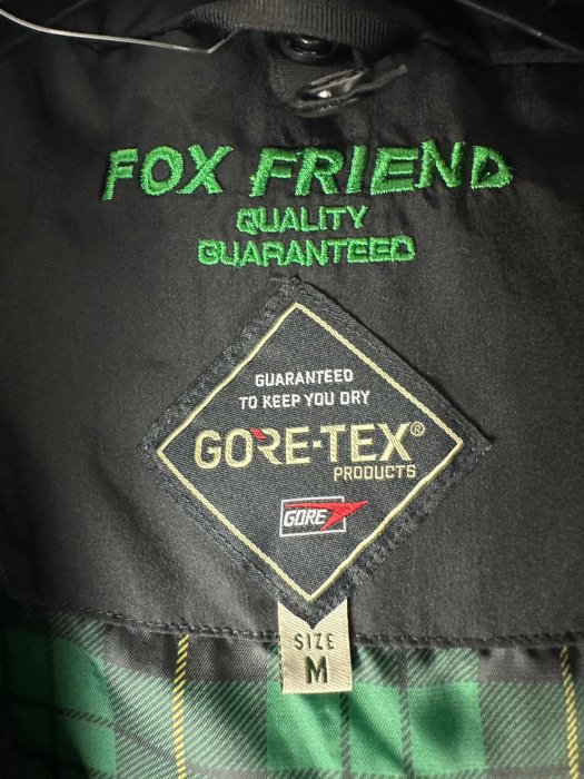 FOX FRIEND GORE-TEX 黑色 防水 連帽 外套 B304006 Y