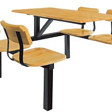 [ 家事達] OA-784-3 四人座 速食餐桌椅 已組裝 限送台中市/苗栗/彰化/南投縣市