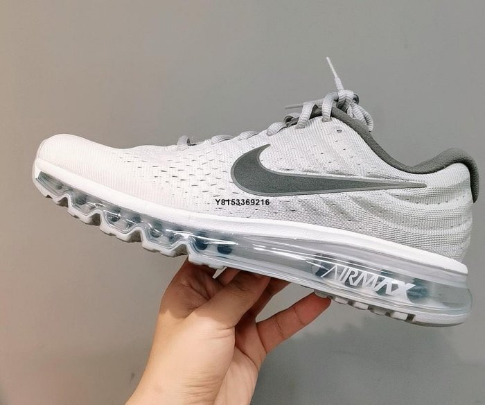 詩琪運動戶外Nike Air Max 2017 灰白 慢跑鞋 男款 849559-009