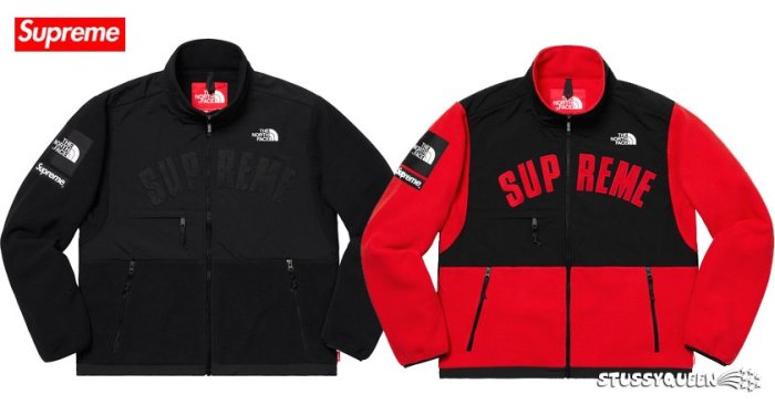 超搶手】19 Supreme The North Face Arc Logo Denali Fleece Jacket