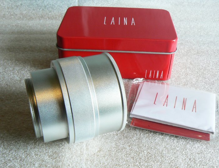 【悠悠山河】LAINA 徠納精品 銀色 銅軸 M42-NEX 1:1微距轉接環 M42轉E口,NEX,A7II,A7R3