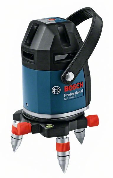 =達利商城= 德國 BOSCH 博世 GLL8-40E 全自動 電子式雷射儀 4垂直4水平 雷射水平儀