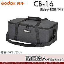 Godox 神牛 CB-16 側背手提攜帶箱 59x31x25cm 攝影燈袋 攜帶箱 棚燈 袋／200X VL200