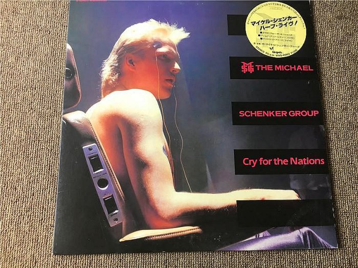 曼爾樂器 黑膠唱片The Michael Schenker Group-Cry For The Nations J版黑膠LP V