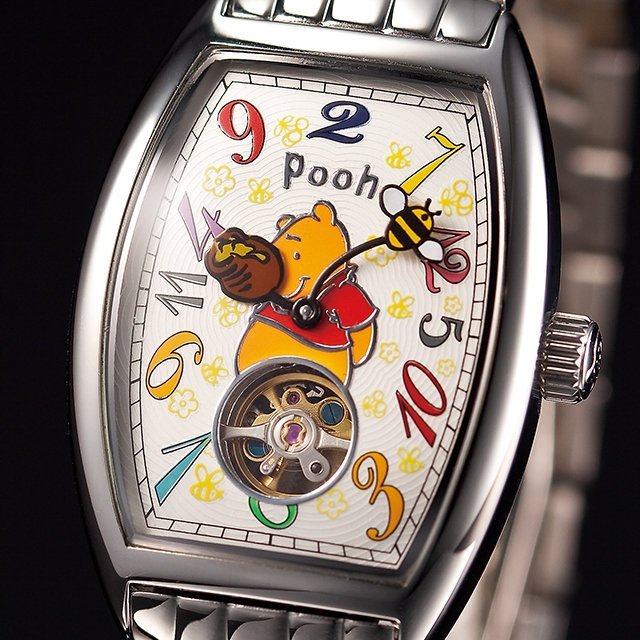 ※龍貓共和國※全球限定800只《80周年記念 維尼熊Winnie the Pooh小熊維尼 手錶腕錶》禮物[日本正版]