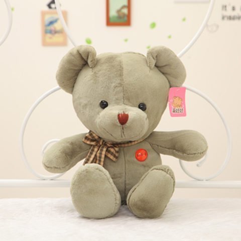 促銷打折 小熊公仔彩色泰迪熊布娃娃抱抱熊玩偶送女孩生日禮物毛~