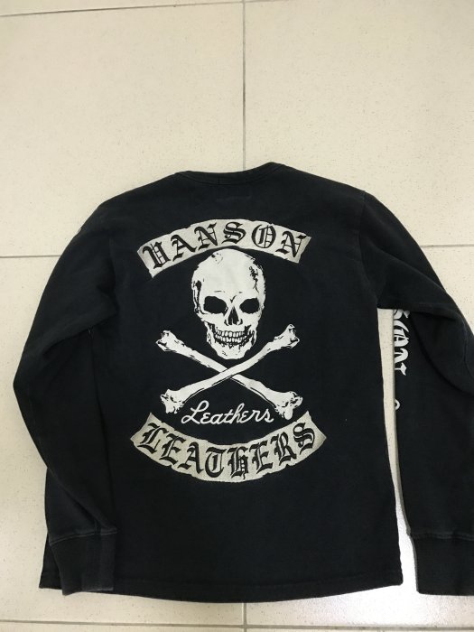 Vanson Leathers Laugh Skull Biker Lewis Langlitz Buco 骷髏 刺繡