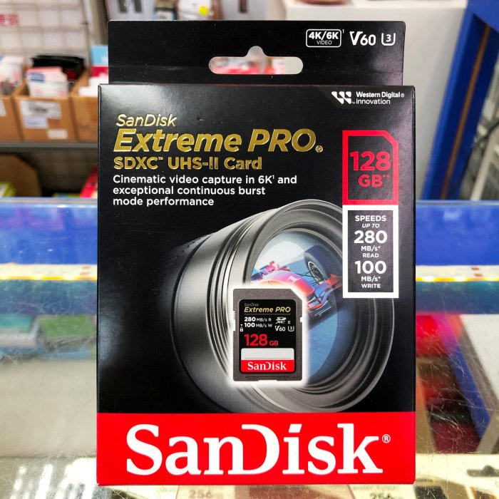 【280MB】SanDisk Extreme PRO SDXC SD 128G 128GB U3 V60 相機 記憶卡