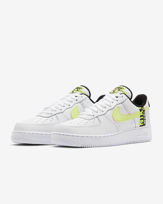 【Luxury】正品 Nike Air Force 1 '07 AF1 空軍一號 滑板鞋 黑白串標 螢光 藍白 三款