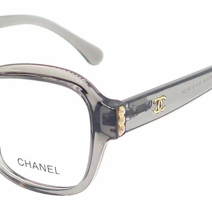 Chanel 香奈兒眼鏡框 高顏值鑲鑽 素顏百搭 高級眼鏡架可配近視光學眼鏡 鏡架 鏡框 近視眼鏡 經典雙clogo 素顏神器 顯臉小！