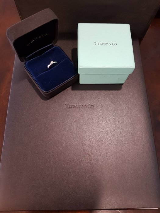 《三福堂國際珠寶名品1124》 Tiffany Etoile™    經典寬版鑽戒  0.27CT