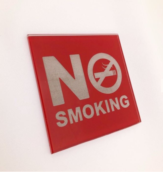 玻璃製禁菸標誌，公共場所標示牌，禁止吸菸標示牌，請勿抽菸指示牌，提供適合您場域的設計提案，優於禁菸貼紙，禁菸標示牌