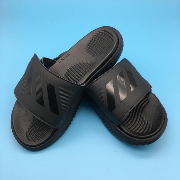 Adidas Performance Superstar M Sandal 運動拖鞋 男女情侶拖鞋魔術貼全黑 愛迪達拖鞋