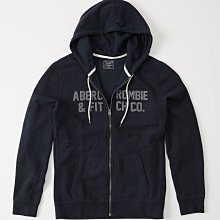 【A&F男生館】☆【Abercrombie&Fitch LOGO貼布連帽外套】☆【AF010F4】(M)