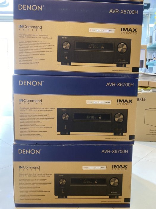 ~台北台中鳳誠影音~ DENON AVR-X6700H 日本製2020最新11.2聲道8K-AV環繞擴大機，一年保固。