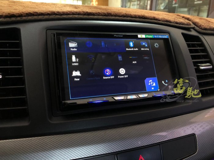 中壢富馳汽車音響 三菱 FORTIS改裝 先鋒Pioneer AVH-Z9150BT 旗艦款WiFi 智慧車用影音主機