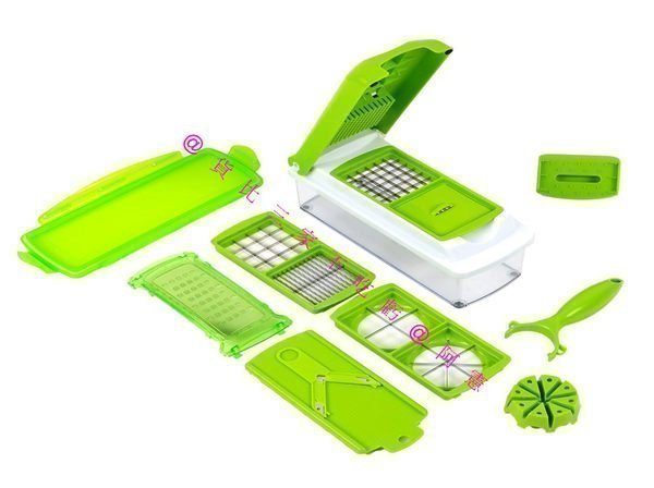 @貨比三家不吃虧@ Nicer Dicer Plus 切菜器 好神切 切丁器 購物台 多功能蔬果處理器