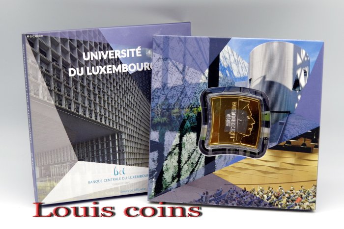 【Louis Coins】F013-LUXEMBOURG-2019盧森堡-盧森堡大學紀念雙色銀幣