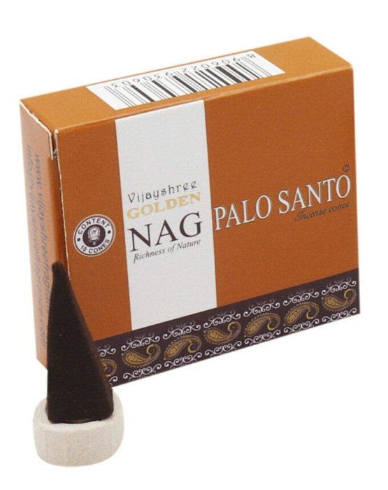 [晴天舖]印度塔香Vijayshree GOLDEN Nag Palo Santo 聖木(木質甜香)~3盒100