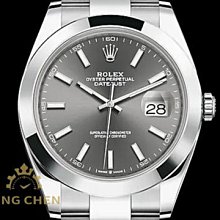 【金宸名錶】ROLEX 勞力士 蠔式 DATEJUST II 126300 石板灰色 柱狀時標 大型 蠔式 自動腕錶 台灣公司貨 2020保單  TG335