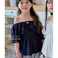 S~XL ♥上衣(NAVY) MOLLYBIN-2 24夏季 MOL240411-084『韓爸有衣正韓國童裝』~預購