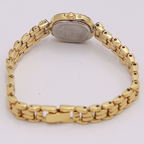 【精品廉售/手錶】Technos Jewel Bracelet 錶框鑲滿水鑽石英女腕錶*防水*252140.89*美品*