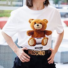 Moschino Underwear Teddy Bear T 可愛小熊 短袖 T 白