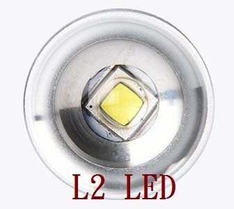 台灣發貨 單段開關 CREE L2 LED  使用18650鋰電池 強光手電筒 可調焦手電 伸縮變焦手電筒